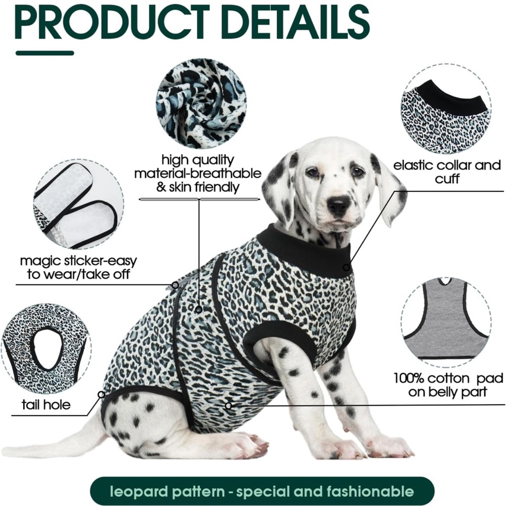 Kuoser Dog surgery dog suit.  NWT - Picture 6 of 11